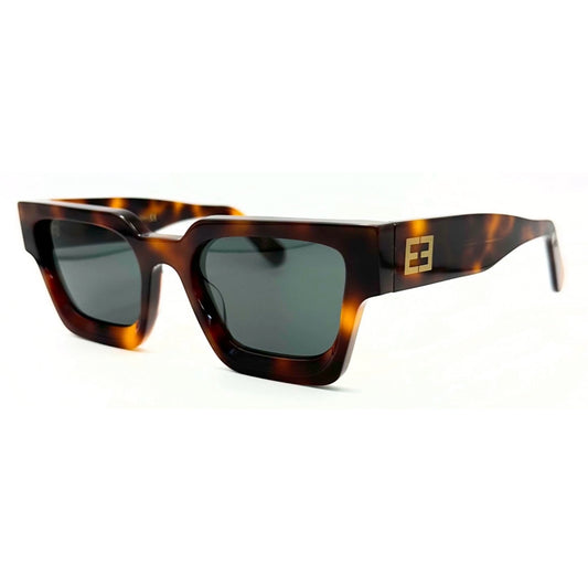 ERMEAV™ Milionário Italiano Sunglasses Unisex (Tortoise and Gold) Made in Italy. Mazzucchelli Acetate.